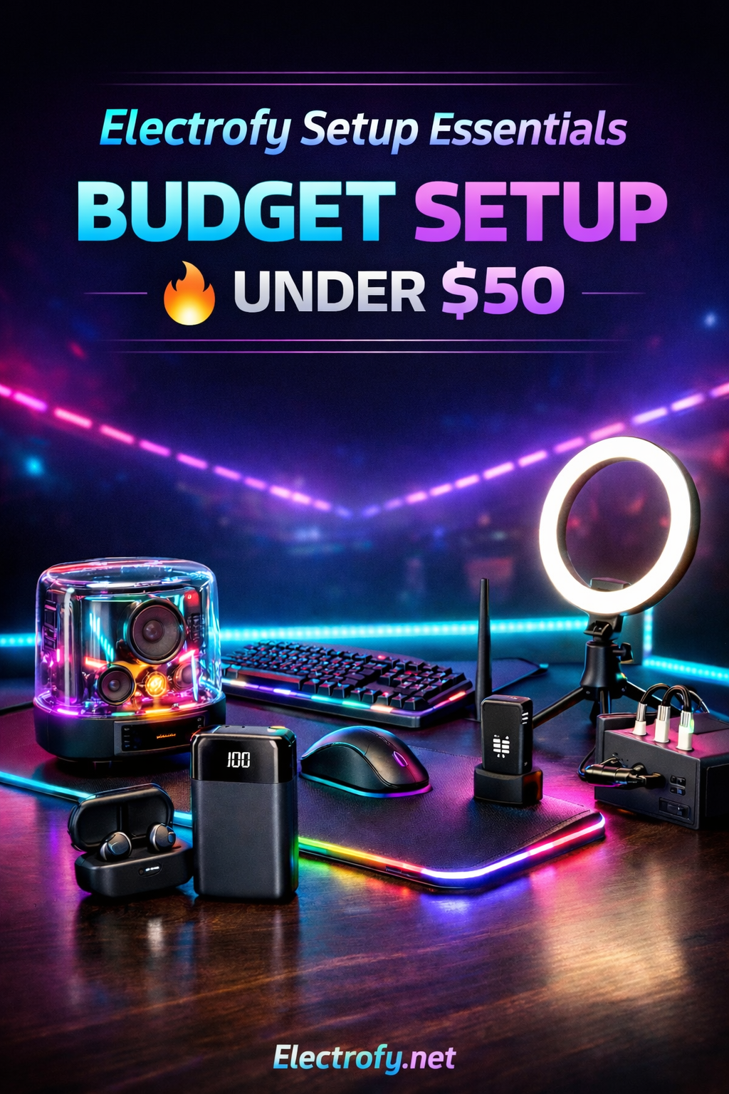 🔥 Electrofy Setup Essentials: Budget Setup Under $50
