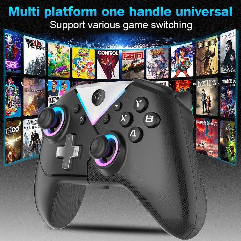 Hall Effect Wireless Bluetooth GamePad - Vibration Controller for Switch, Android, PC & Steam