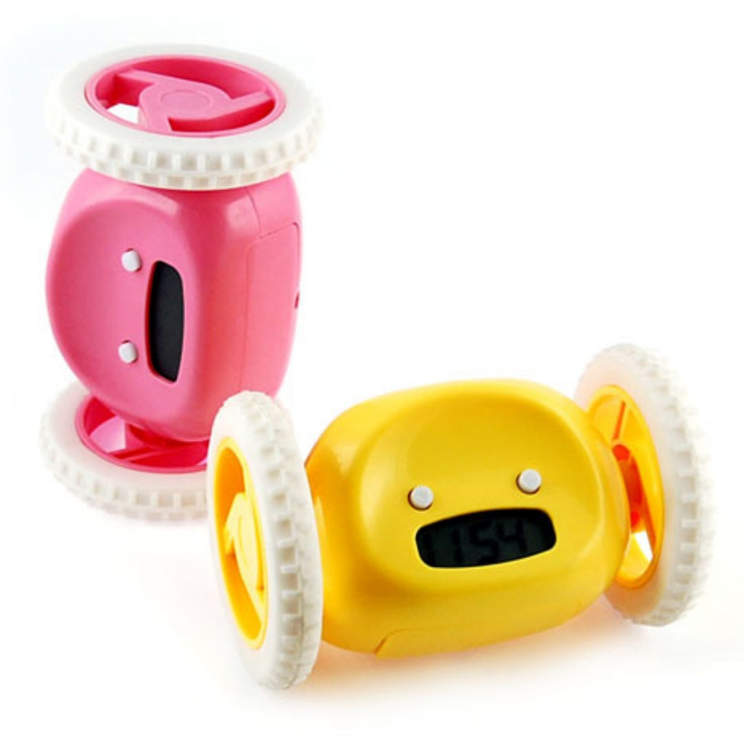 Runaway Alarm Clock - Rolling Robot That Runs Away to Wake You Up