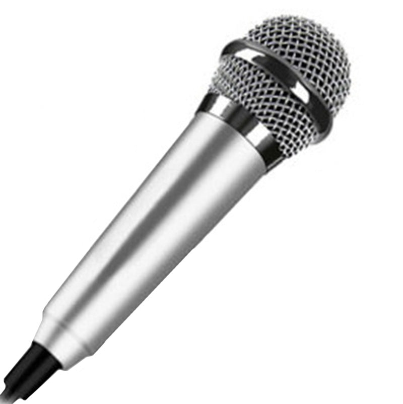 Mini Clip-On Lavalier Microphone - Portable Phone Mic for Vlogging, Recording & Singing