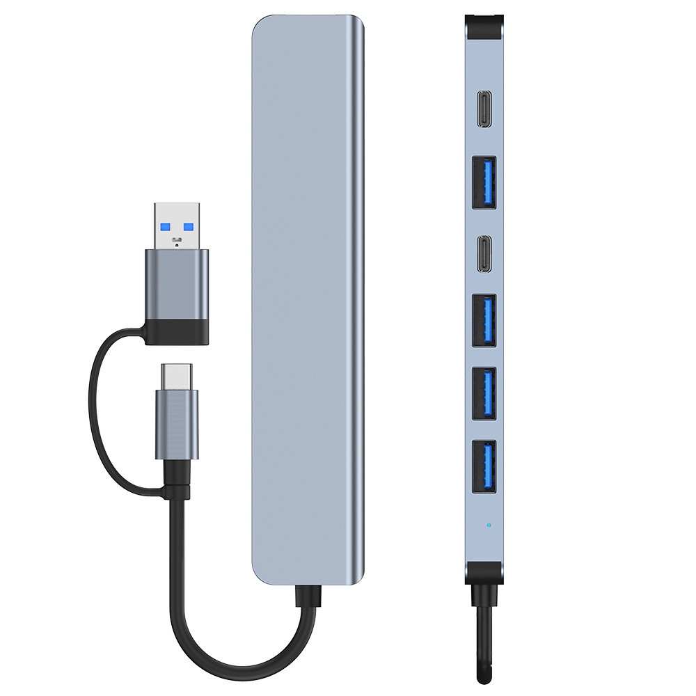 Type-c Docking Station 7-in-1 Usb Hub - HDMI, USB 3.0, PD Charging, SD Card Reader