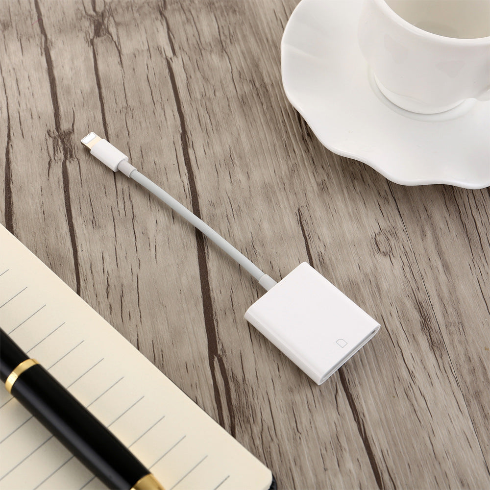 USB 2.0 SD Card Reader - Compact Memory Card Adapter for Cameras & Devices