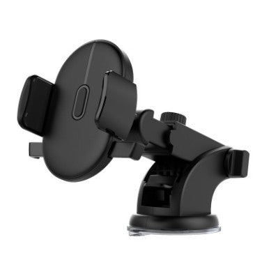 Car Phone Holder - Long Rod Telescopic Dashboard Suction Cup Mount, Universal Fit