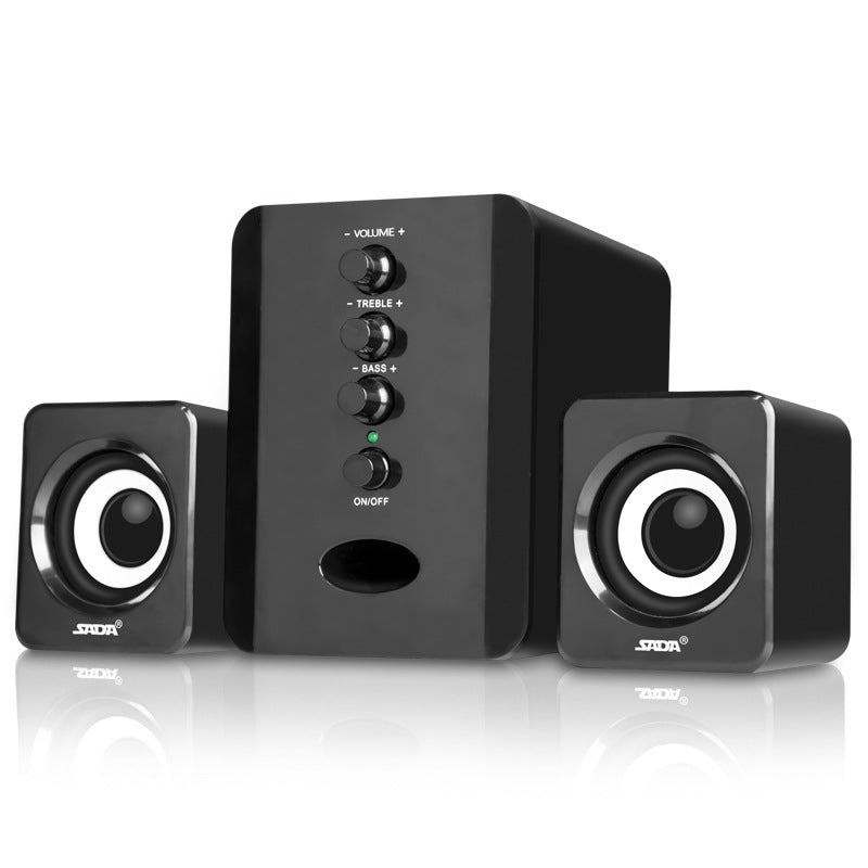 D-202 2.1 Channel Computer Speakers - Stereo System with Subwoofer & Super Bass