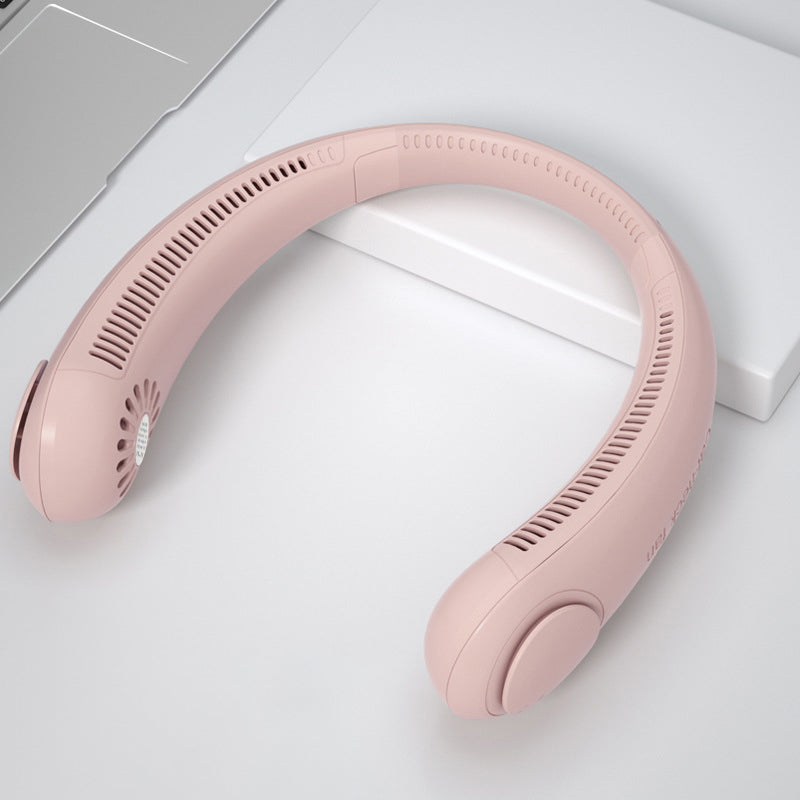 Leafless Hanging Neck Fan - USB Charging & Silent Wearable Cooler