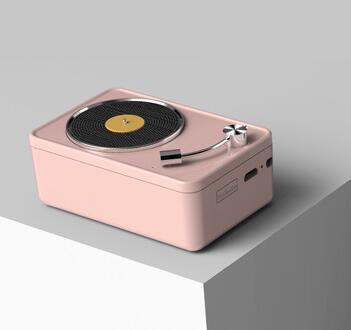 Retro Vinyl Record Bluetooth Speaker - Portable Wireless Mini Speaker with Vintage Design