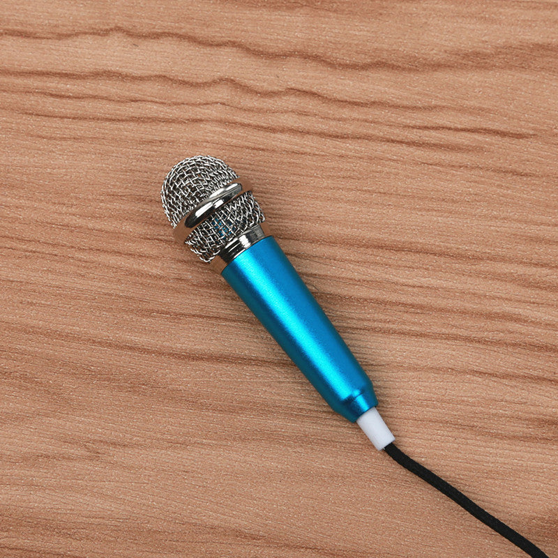 Mini Clip-On Lavalier Microphone - Portable Phone Mic for Vlogging, Recording & Singing