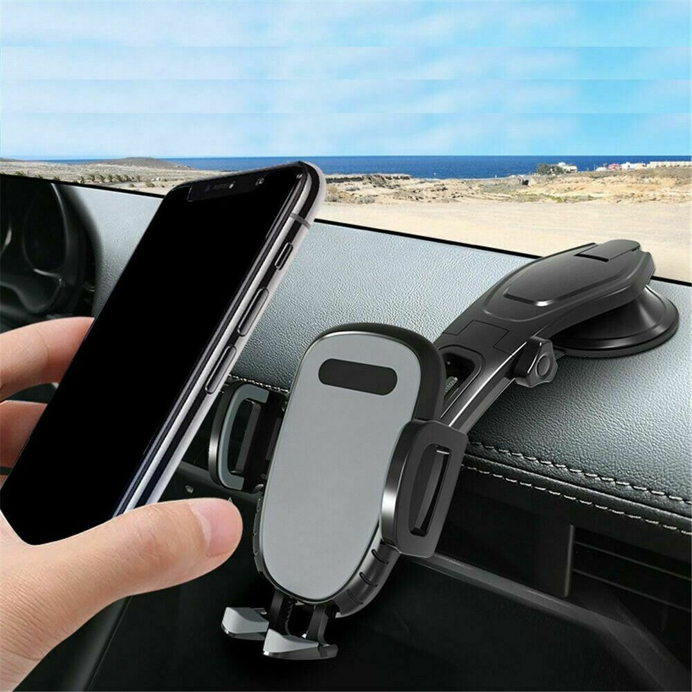 360° Car Phone Mount | Dashboard & Windshield | Clamp or Magnetic | Universal Fit