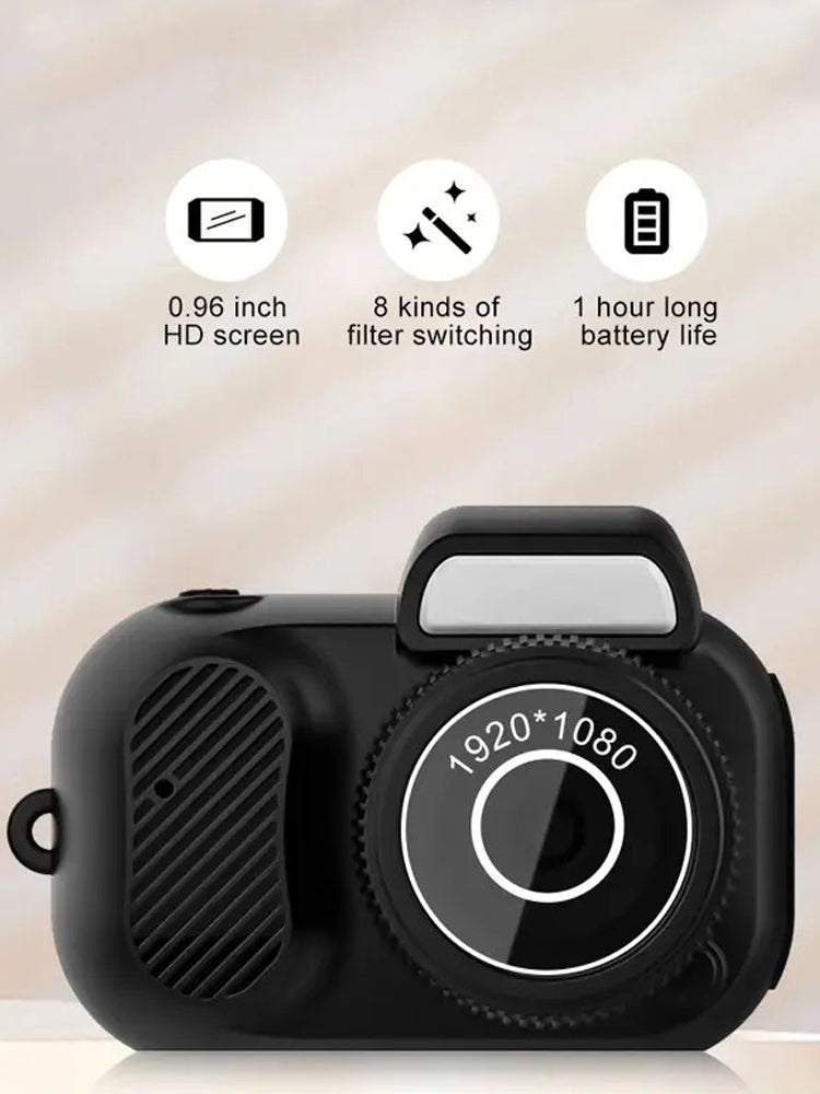 Mini Keychain Camera - 1080P Portable DVR with 32GB SD Card & Wristband