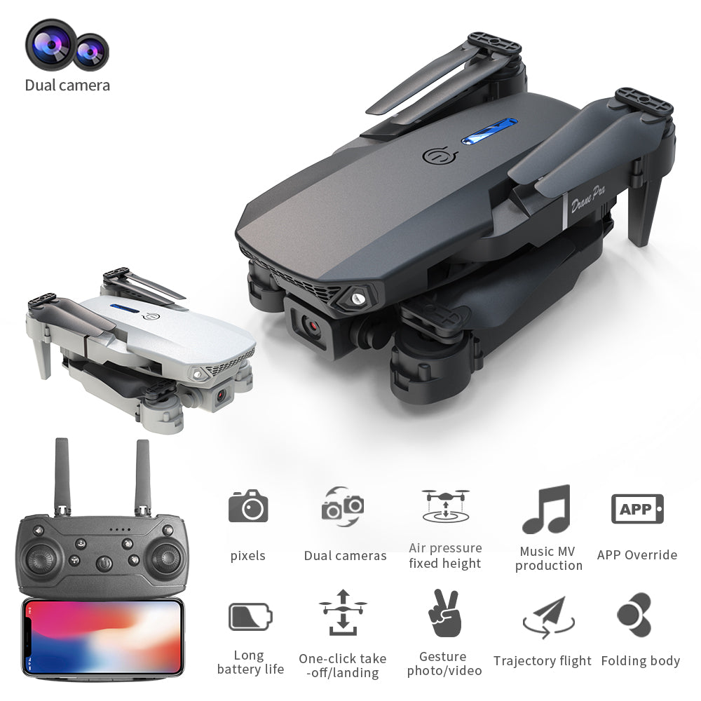 E88 PRO 4K Drone with Dual Camera – WiFi FPV, 50x Zoom, Foldable RC Quadcopter for Beginners