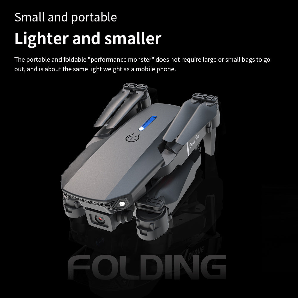 E88 PRO 4K Drone with Dual Camera – WiFi FPV, 50x Zoom, Foldable RC Quadcopter for Beginners