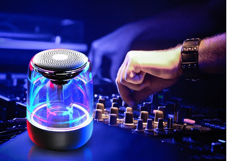Portable Bluetooth Speaker with Color-Changing LED Light | Powerful Bass | 3W & 5W