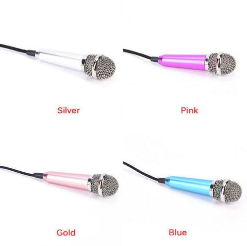 Mini Clip-On Lavalier Microphone - Portable Phone Mic for Vlogging, Recording & Singing