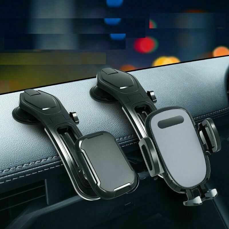 360° Car Phone Mount | Dashboard & Windshield | Clamp or Magnetic | Universal Fit