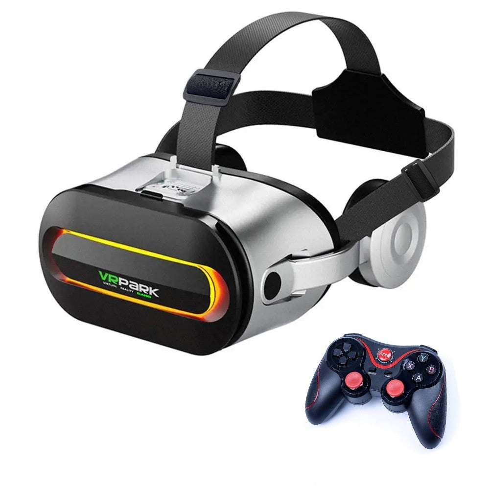 J60 HD VR Headset - Smart Glasses for Movies & Gaming with 3D Cinema Experience