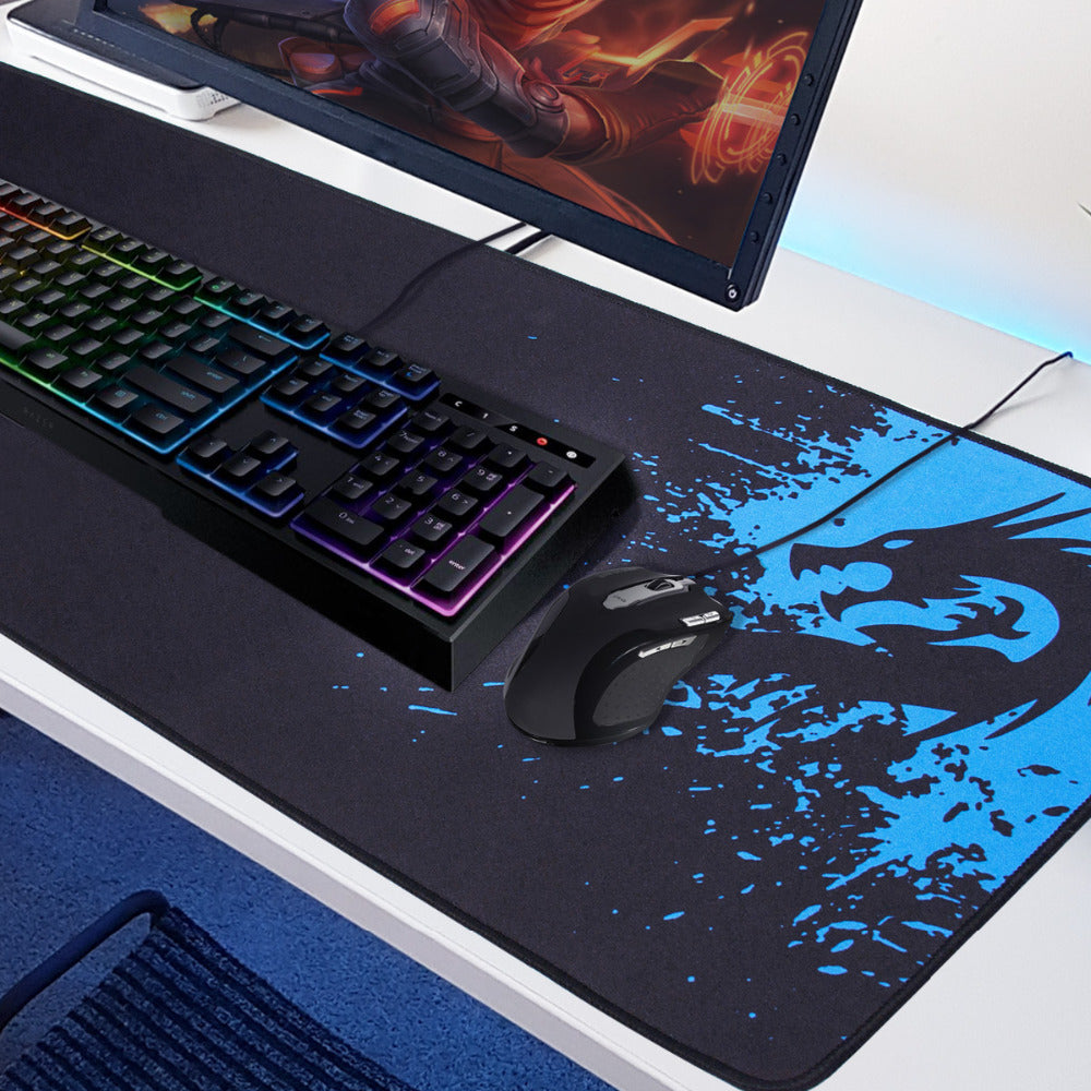 RAKOON Dragon Gaming Mouse Pad | Non-Slip Extended Desk Mat | 4 Sizes