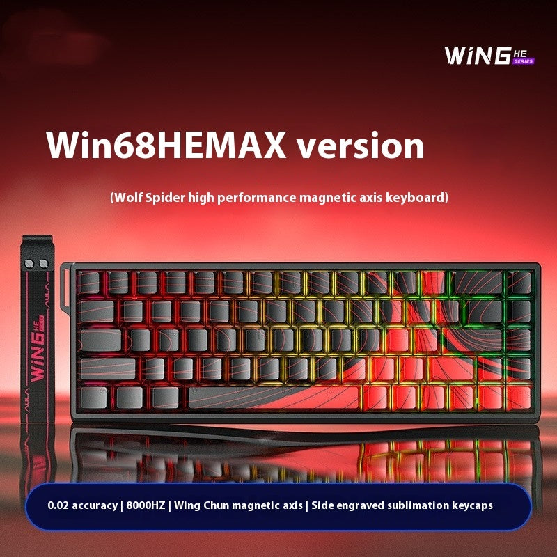 Magnetic Axis Mechanical Keyboard: RGB, Specially for Gaming