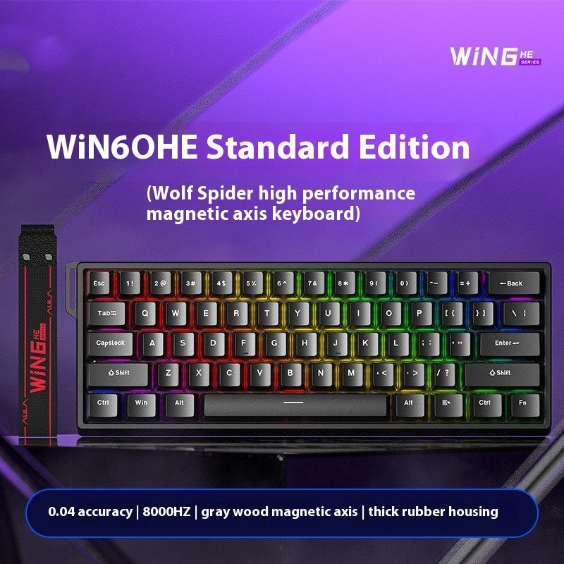 Magnetic Axis Mechanical Keyboard: RGB, Specially for Gaming