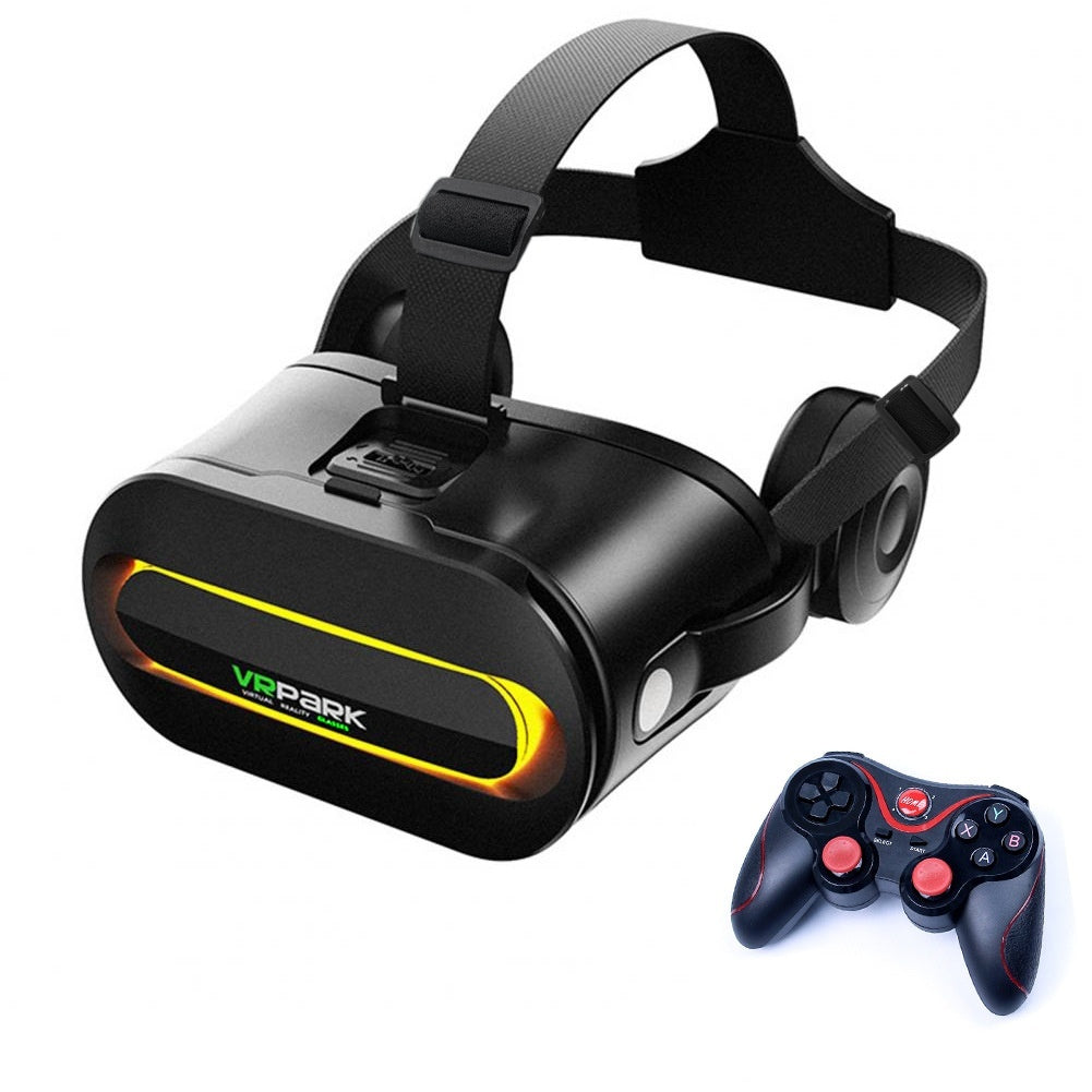 J60 HD VR Headset - Smart Glasses for Movies & Gaming with 3D Cinema Experience