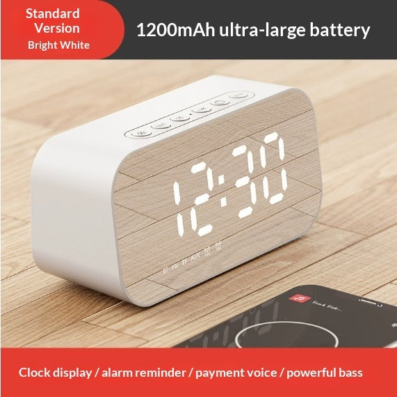 Wireless Mini Speaker with FM Radio, LED Display & TF Card Slot
