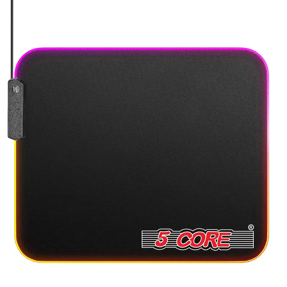 RGB Gaming Mouse Pad | 12 Light Modes | Non-Slip Rubber Base | Desk Mat