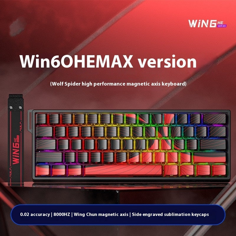 Magnetic Axis Mechanical Keyboard: RGB, Specially for Gaming