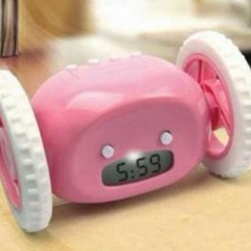 Runaway Alarm Clock - Rolling Robot That Runs Away to Wake You Up