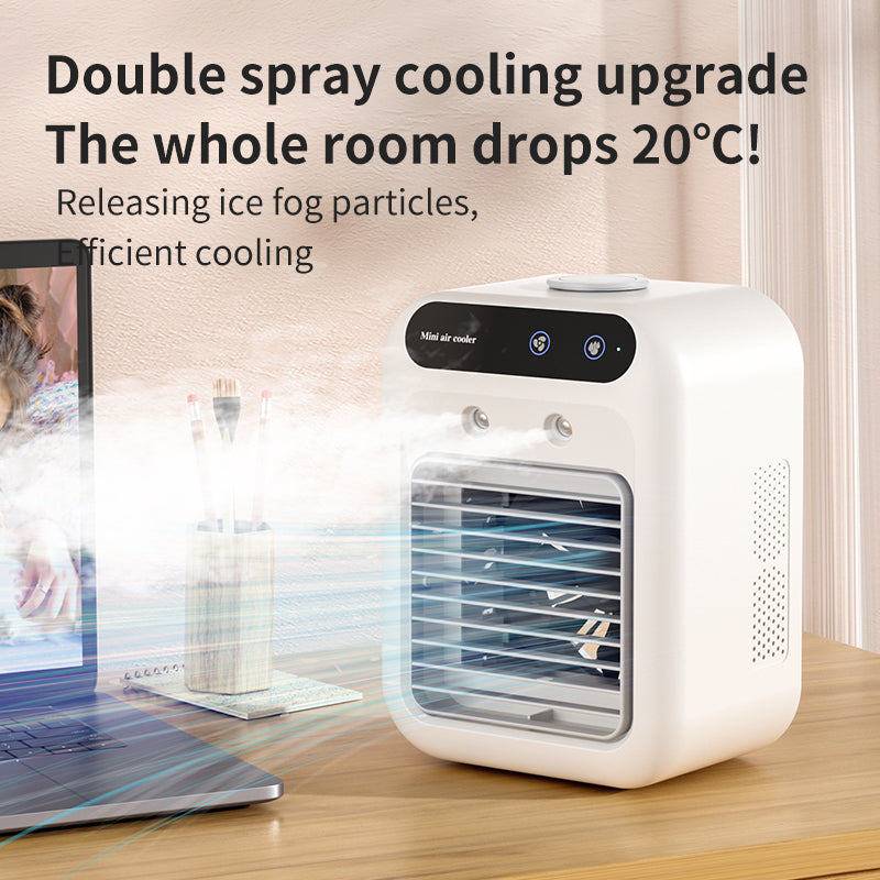 Portable Air Cooler Fan - 3-in-1 Evaporative Cooler, Humidifier & Mist Fan for Home, Office & Dorm