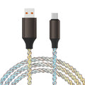 RGB Luminous Charging Cable - Colorful LED Light-Up Data Cable for Fast Charging