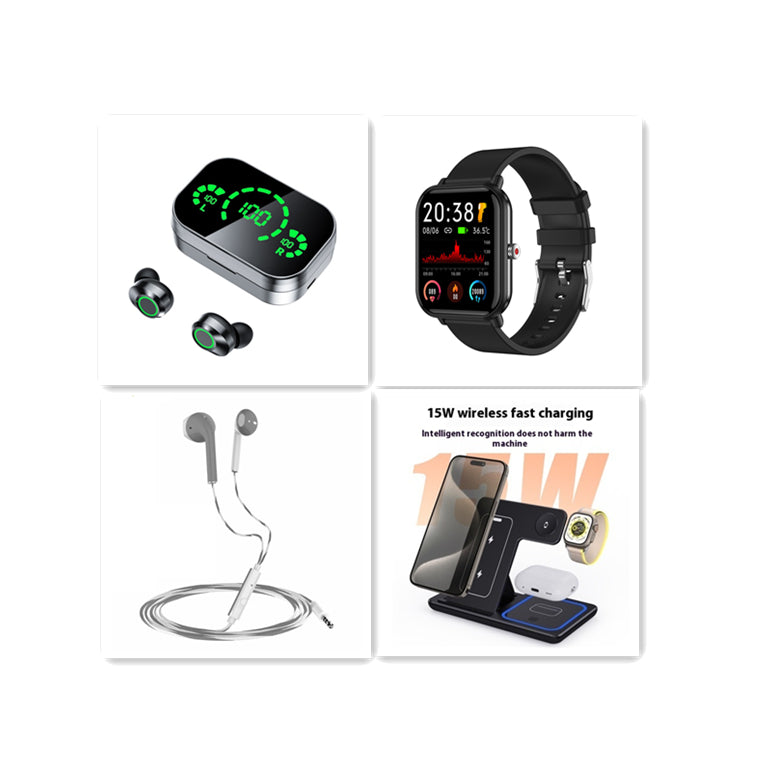 Wireless TWS Earbuds with Smart Digital Display & Breathing Light | Bluetooth 5.0