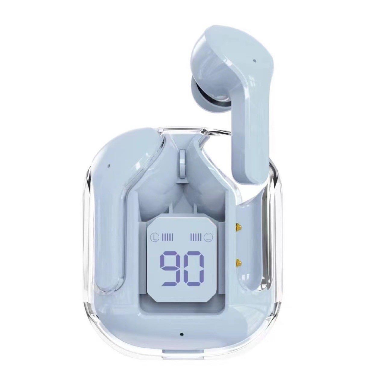 Mini Transparent Wireless Earbuds | ENC Noise Reduction | Digital Display | Bluetooth 5.0