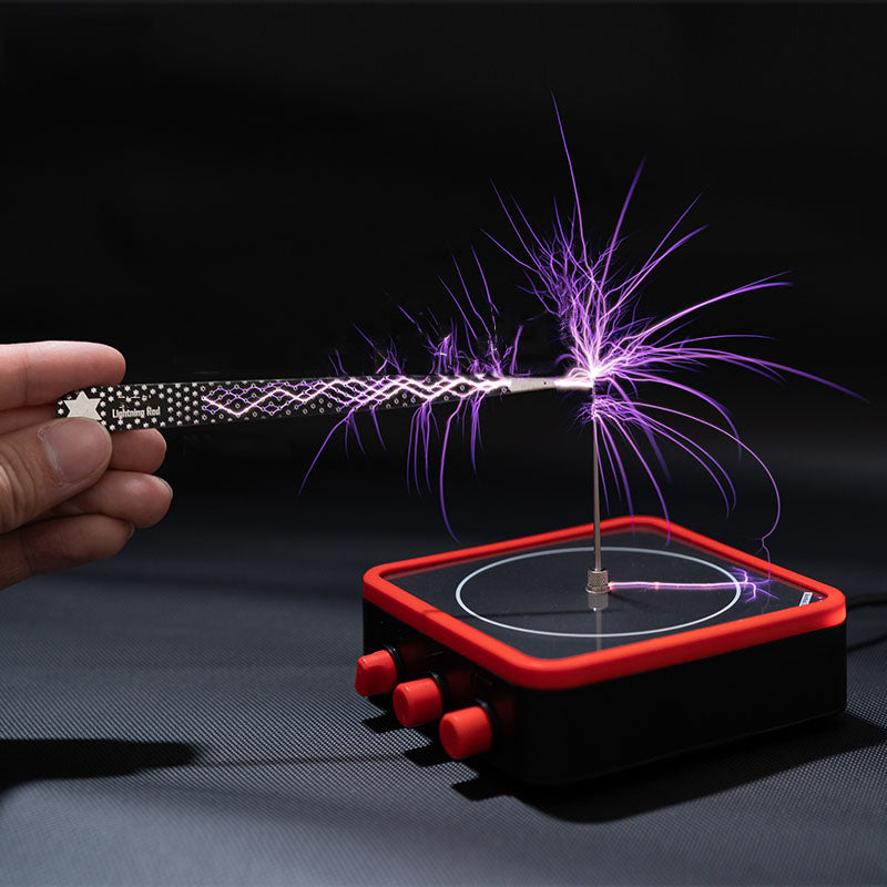 Tesla Coil Bluetooth Speaker - Plasma Lightning Arc with Touch Display
