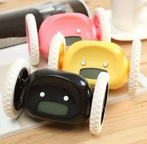 Runaway Alarm Clock - Rolling Robot That Runs Away to Wake You Up