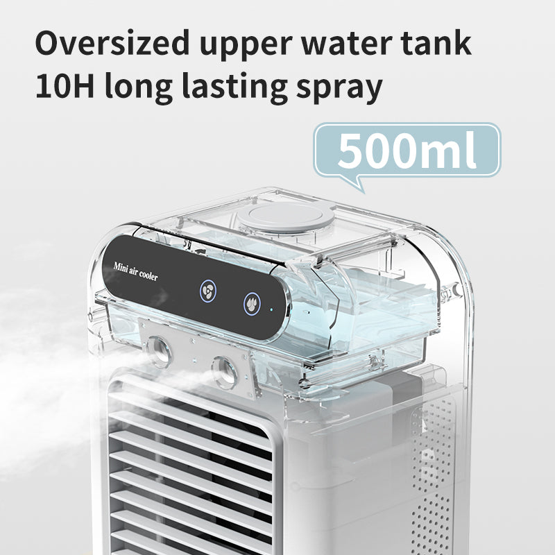 Portable Air Cooler Fan - 3-in-1 Evaporative Cooler, Humidifier & Mist Fan for Home, Office & Dorm