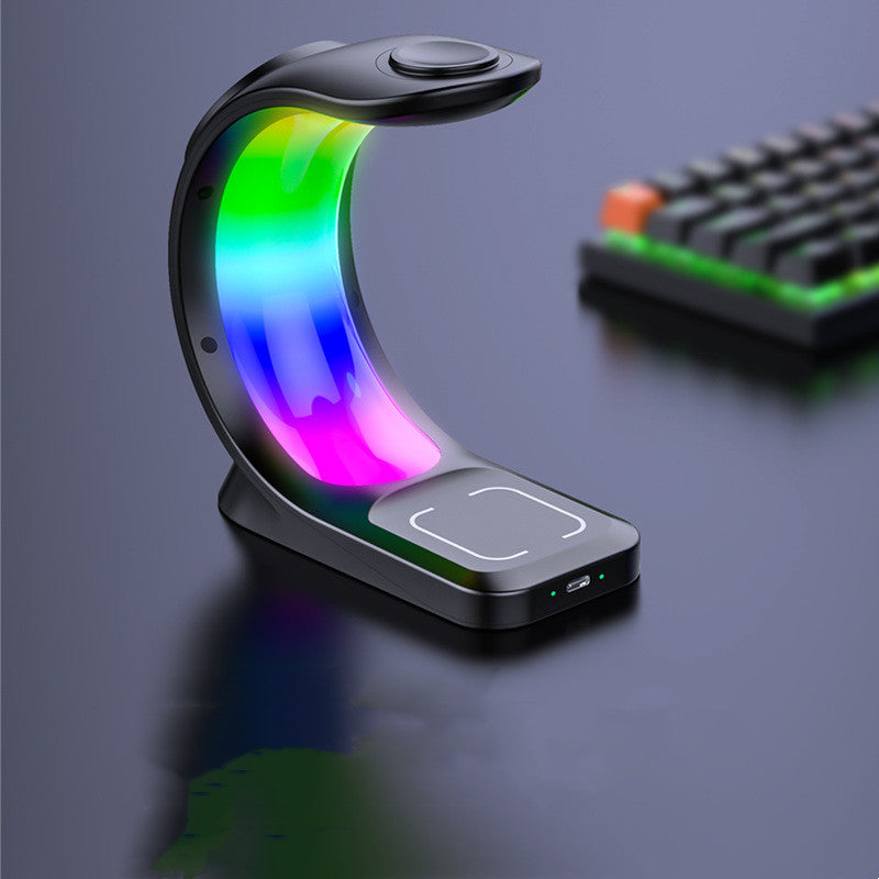 4-in-1 Magnetic Wireless Charger with RGB Light