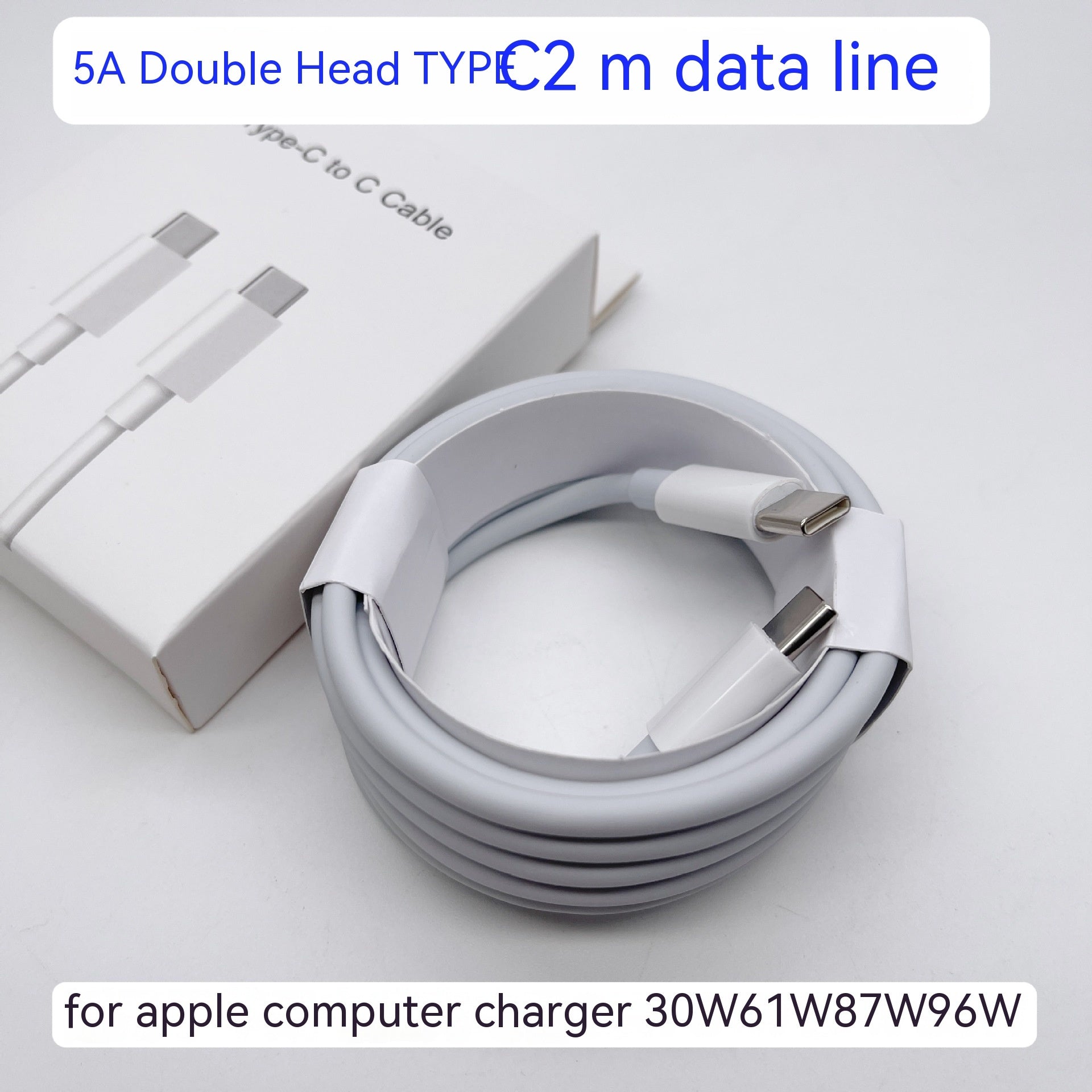 Laptop Power Adapter Computer Charger - Fast 61W USB-C