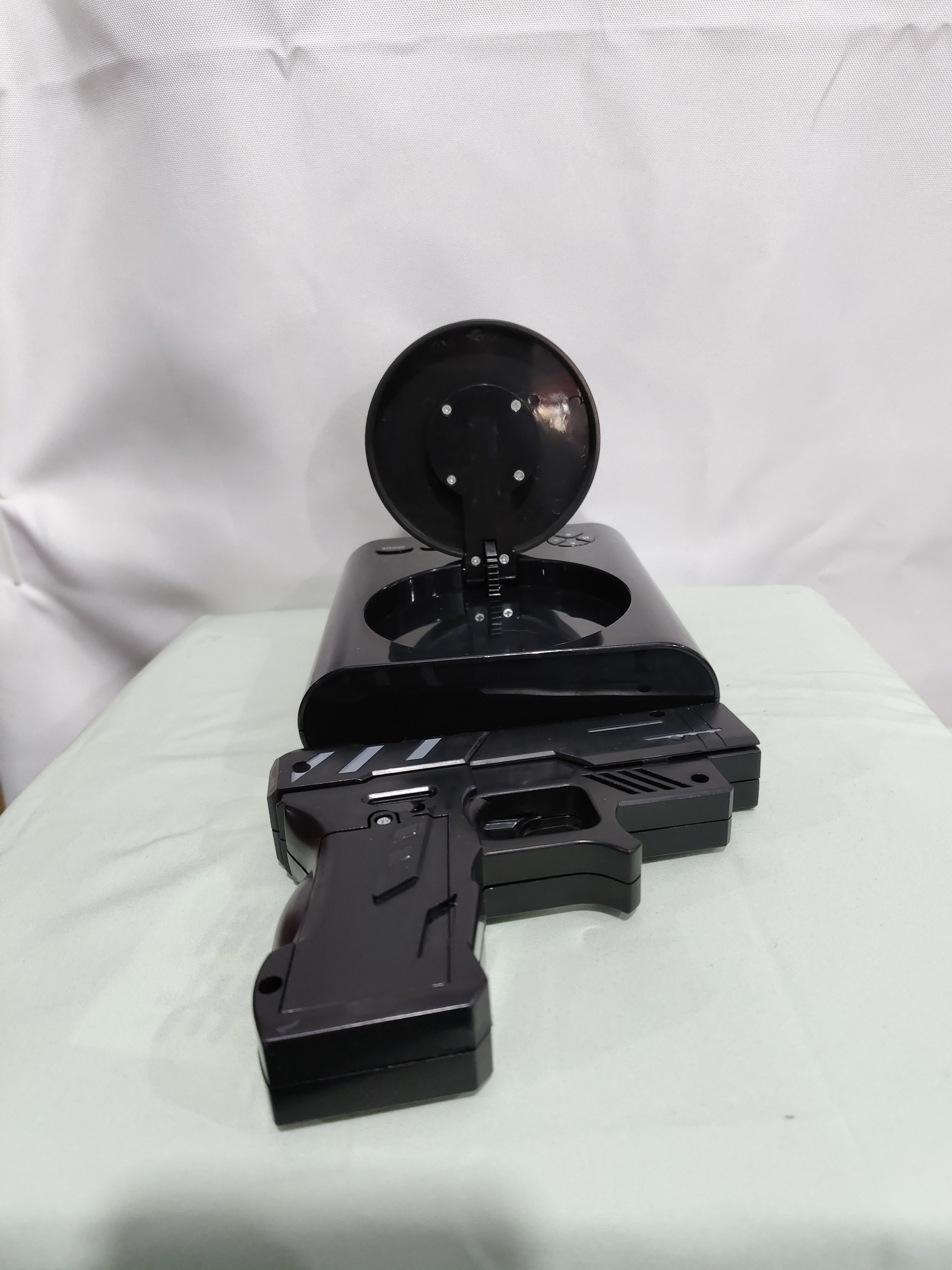 Shooting Target Alarm Clock - Shoot to Snooze with Toy Gun