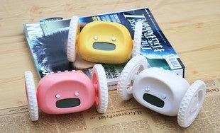 Runaway Alarm Clock - Rolling Robot That Runs Away to Wake You Up