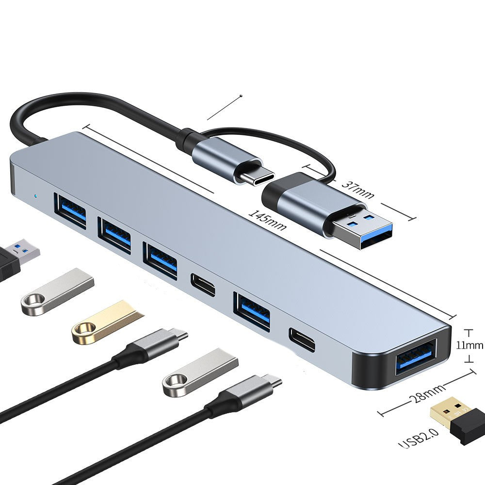 Type-c Docking Station 7-in-1 Usb Hub - HDMI, USB 3.0, PD Charging, SD Card Reader