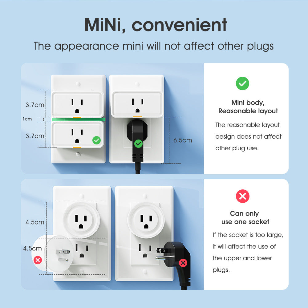 Wireless WiFi Smart US Standard Socket Plug