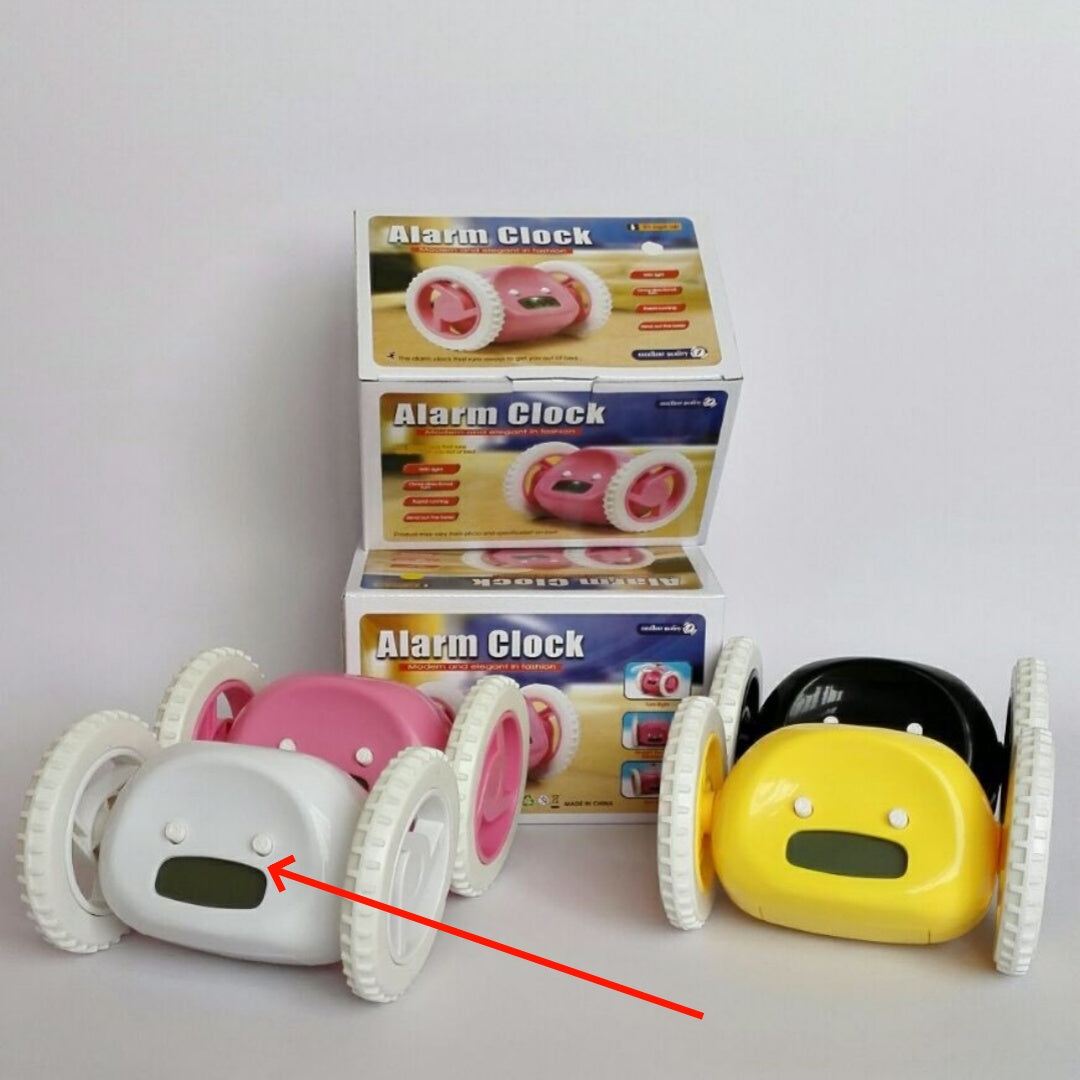 Runaway Alarm Clock - Rolling Robot That Runs Away to Wake You Up