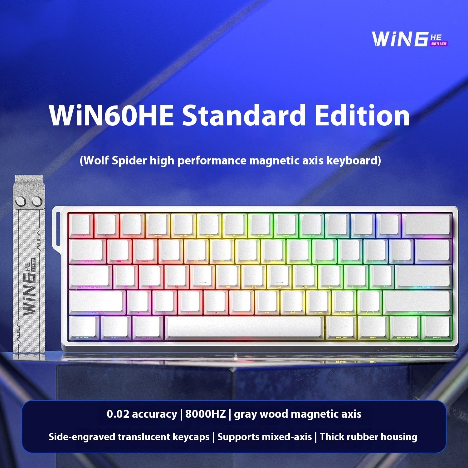Magnetic Axis Mechanical Keyboard: RGB, Specially for Gaming