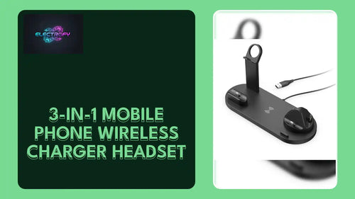 3-in-1 Mobile Phone Wireless Charger Headset by@Outfy