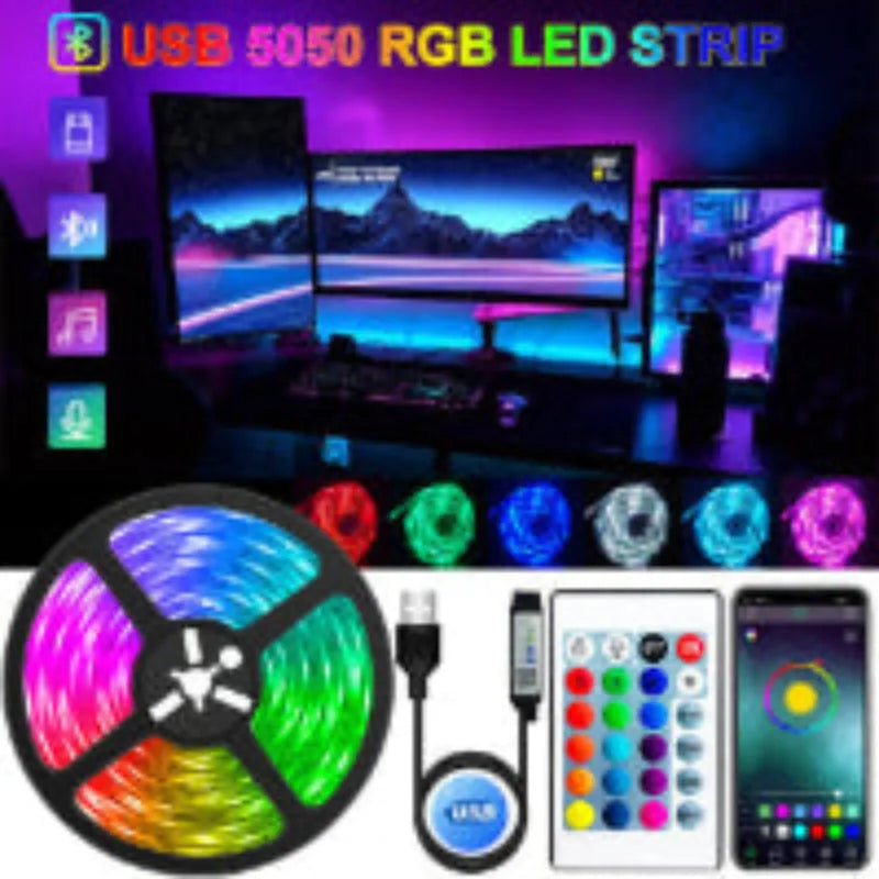 5050 Light Bar USB Bluetooth RGB LED Strip for Gaming