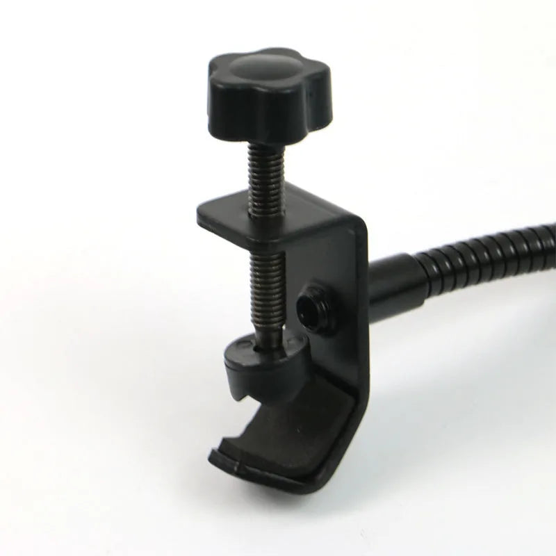 Microphone Pop Filter Shield - Anti-Spray Shock Mount, Flexible Gooseneck, Universal Studio Mic Screen