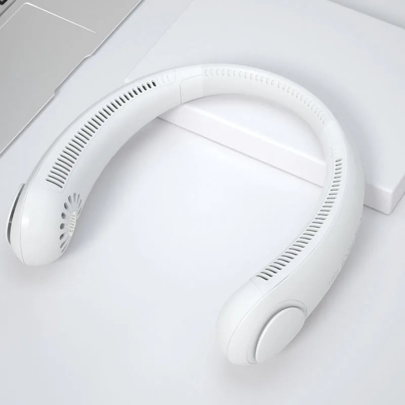 Leafless Hanging Neck Fan - USB Charging & Silent Wearable Cooler