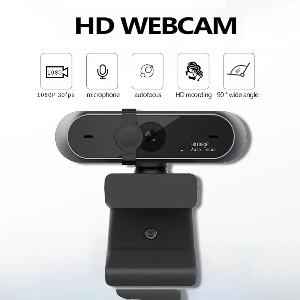 1080P Conference Webcam - Auto Focus, HD Video Camera for PC, Laptop & Video Calls