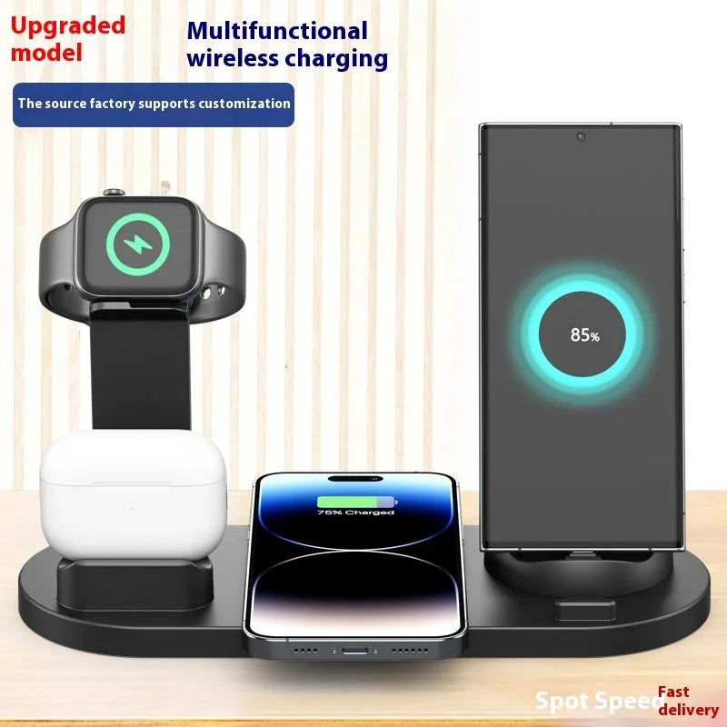 3-in-1 Mobile Phone Wireless Charger Headset
