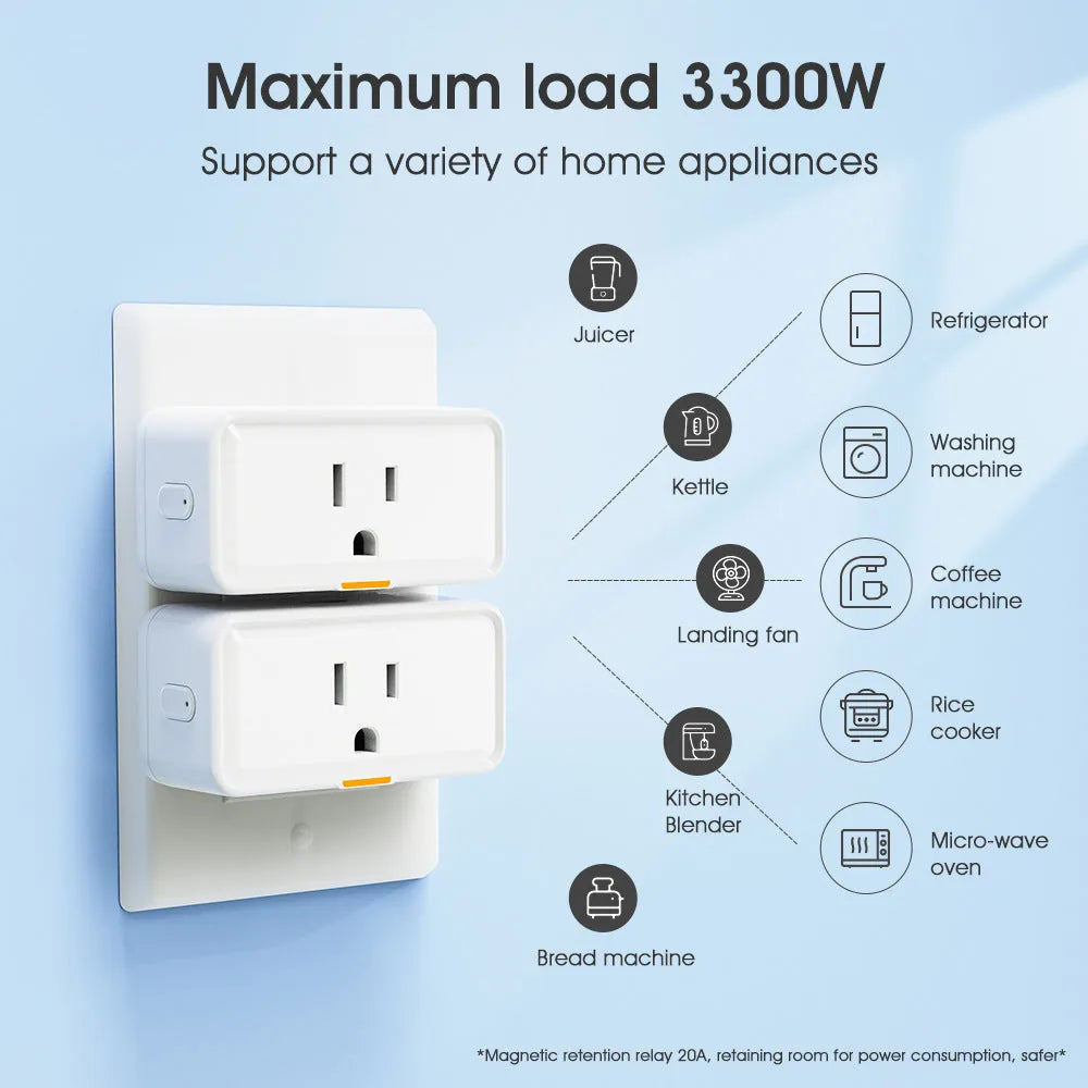 Wireless WiFi Smart US Standard Socket Plug