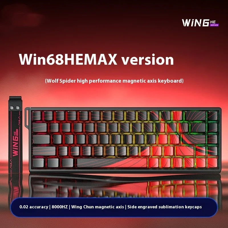 Magnetic Axis Mechanical Keyboard: RGB, Specially for Gaming